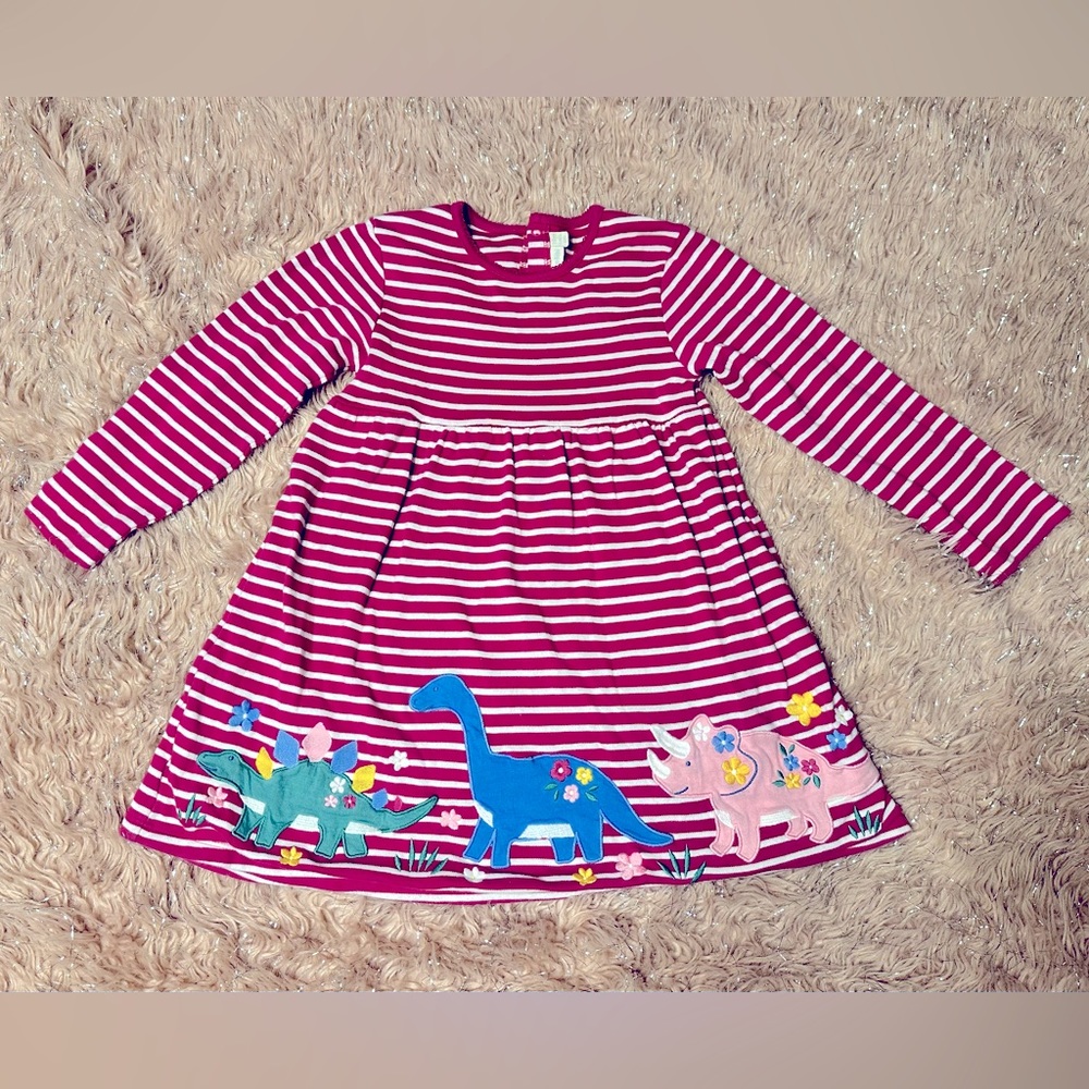 Girls JoJo Maman Bebe Dinosaur Dress